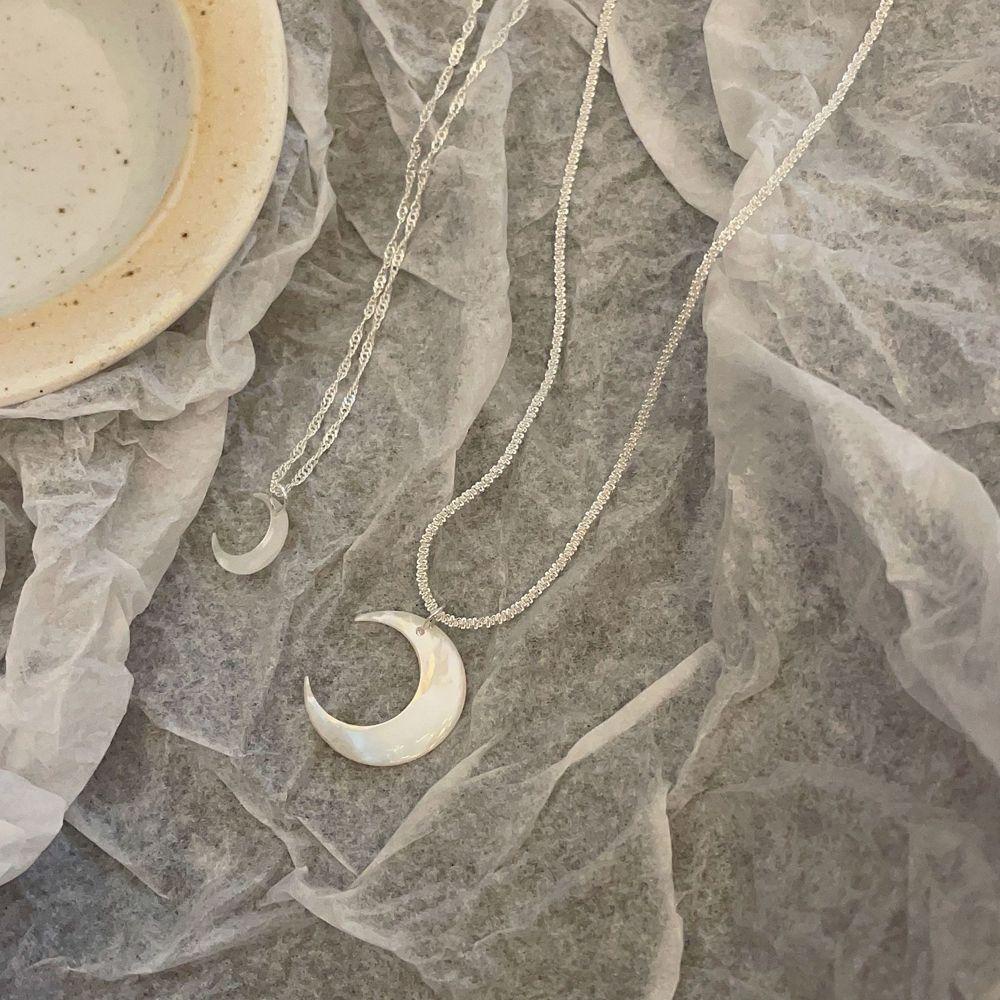 VANES1 Dây Chuyền Mặt Hình Vỏ Sò Sang Trọng Phong Cách Vintage Cho Nữ