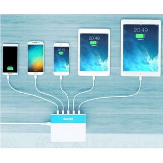 (BH 12 Tháng) Củ Sạc 5 Cổng USB REMAX