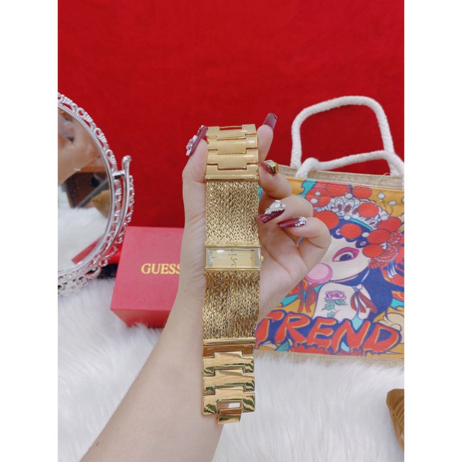 Đồng hồ Nữ Guess Dây Kim Loại hợp thời trang , bền bỉ tặng kèm pin kèm hộp, bảo hành 12 tháng