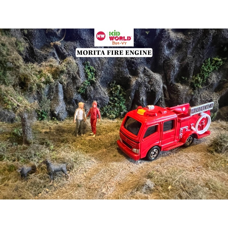 Xe mô hình Tomica Cứu hoả Morita Fire Engine. MS: 063.