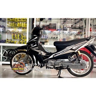Tem rời Jupiter MX xe đen bụng bạc