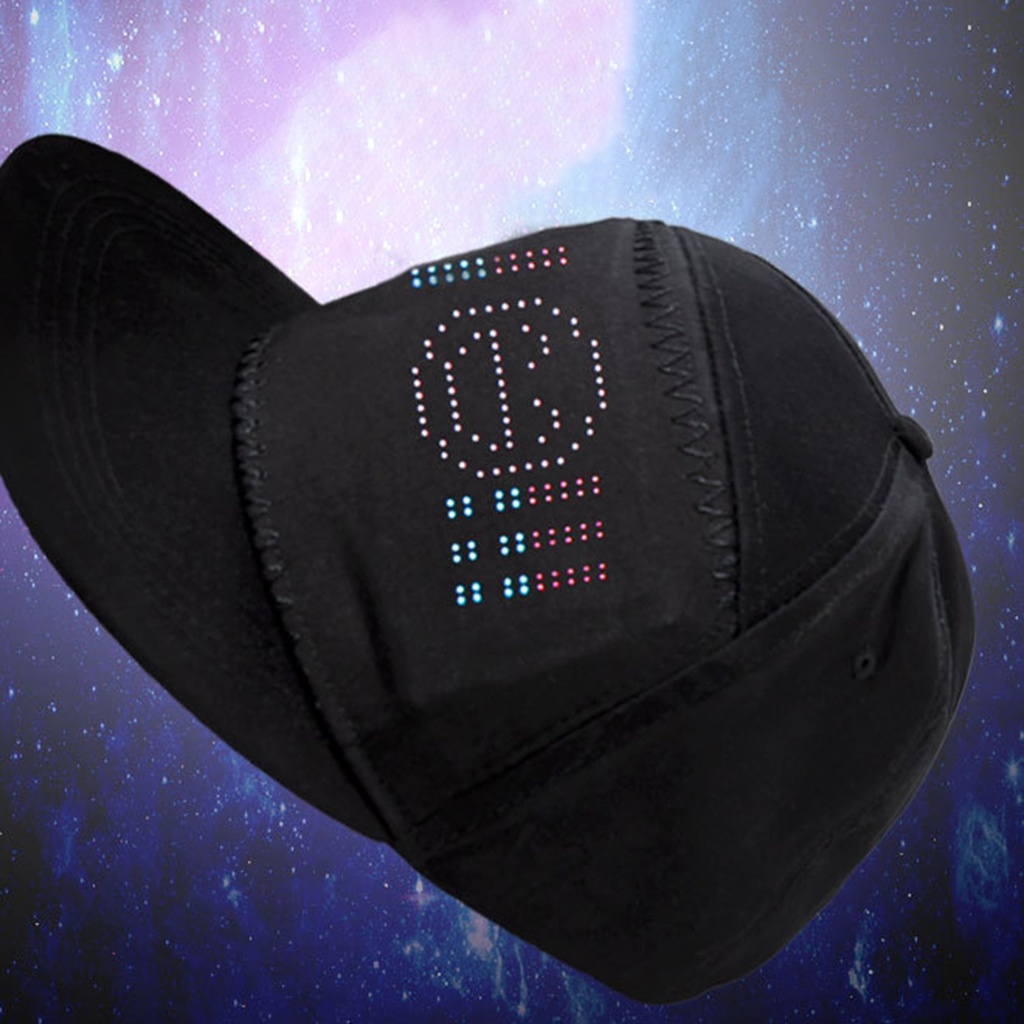 Nón Trang Trí Tiệc Halloween Kết Nối Bluetooth Có Đèn LED Sáng Tạo