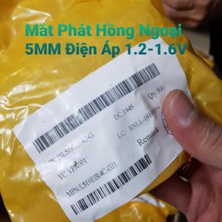 Led phát hồng ngoại 5mm làm bộ thu phát hồng ngoại, mắt phát hồng ngoại