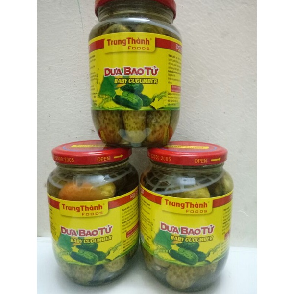 Dưa bao tử muối Trung Thành lọ 500g