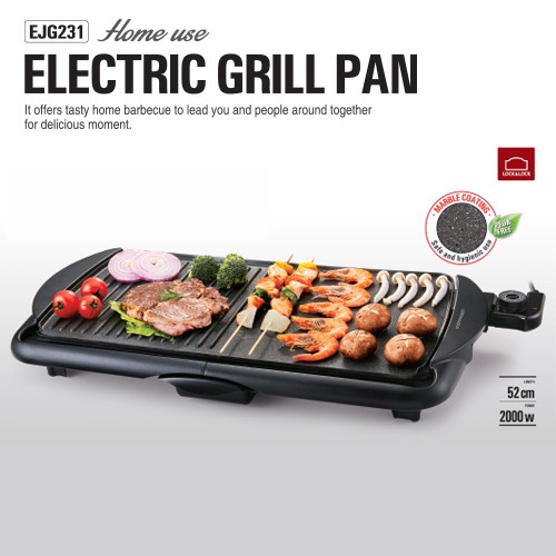 Bếp Nướng Điện Lock&amp;Lock Electric Grill (2000W) EJG231