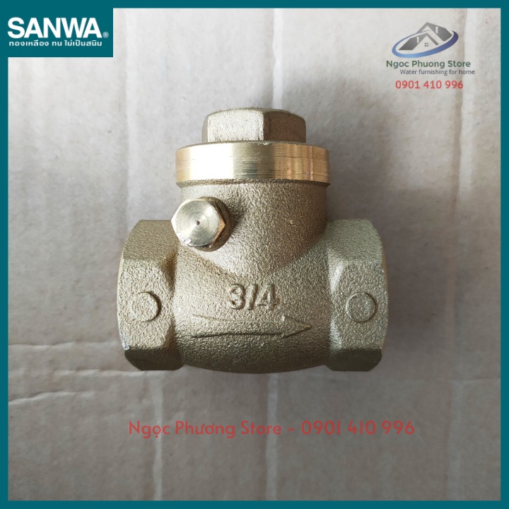 Van 1 chiều lá lật bằng đồng, hàng chính hãng nhập khẩu - Ren 21mm, ren 27mm, ren 34mm