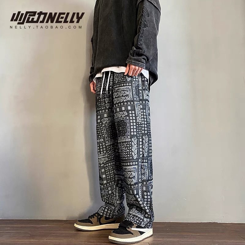 Quần dài NELLY hoạ tiết