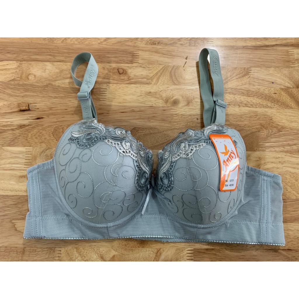 Áo lót nữ mỏng ren thêu big size Anny 0777