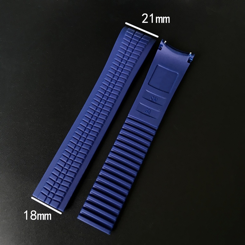Dây Đeo Cao Su Silicon 21mm Cho Đồng Hồ Patek PP Philippe AQUANAUT 5167A