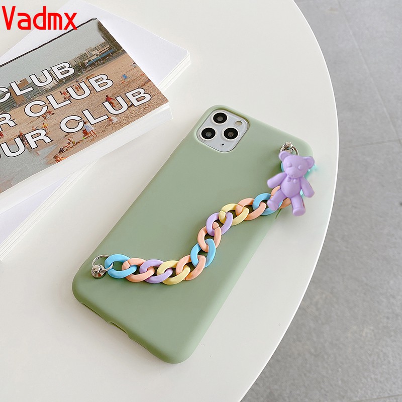 ốp lưng iphone gắn xích gấu cực xinh ốp iphone 6 7 8  plus x xr xsmax 11 11pro 11promax 12 12mini 12 promax-b228 | BigBuy360 - bigbuy360.vn