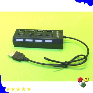 Bộ chia USB 4 cổng có công tắc USB 2.0 4 Port Hub