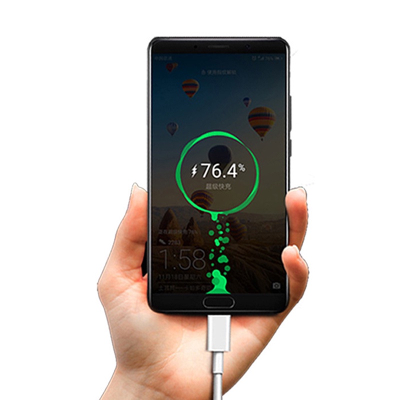 HUAWEI Dây Cáp Sạc Truyền Dữ Liệu Micro USB Type C Dài 30cm Chất Liệu nylon Cho Android