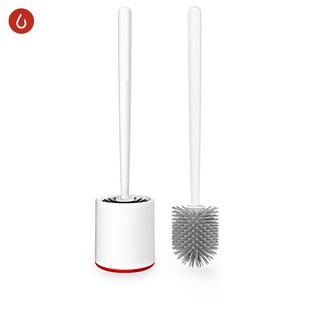 Xiaomi Youpin Bộ cọ chà rửa bồn vệ sinh Yijie bằng TPR Silica Gel có giá đỡ đứng trên sàn chất lượng cao
