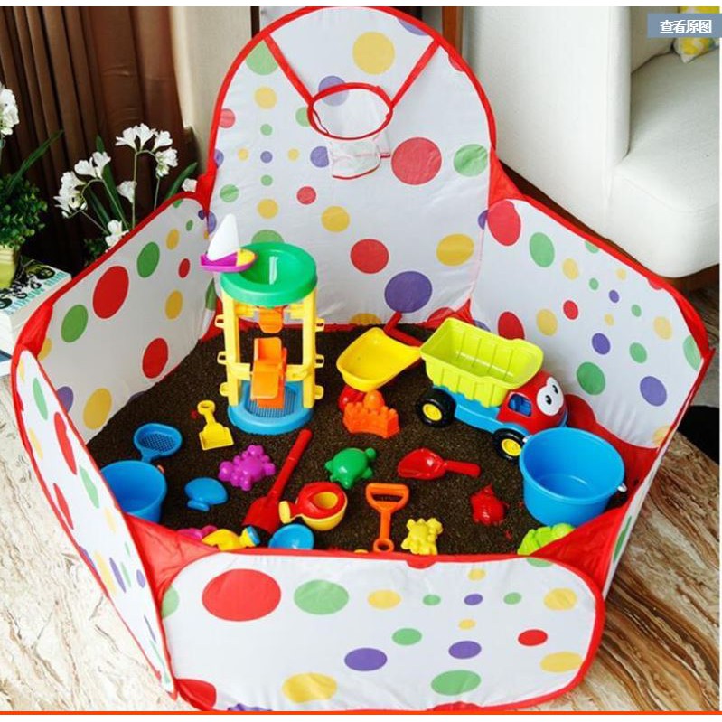 Lều bóng, lều chơi đồ chơi xúc cát, hạt muồng muồng cho bé đường kính 1m2 ( chỉ bao gồm lều)