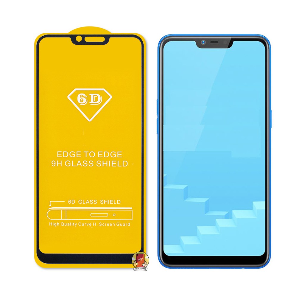 Cường Lực 6D Cho Realme C1 Full Màn, Full Keo Thế Hệ Mới