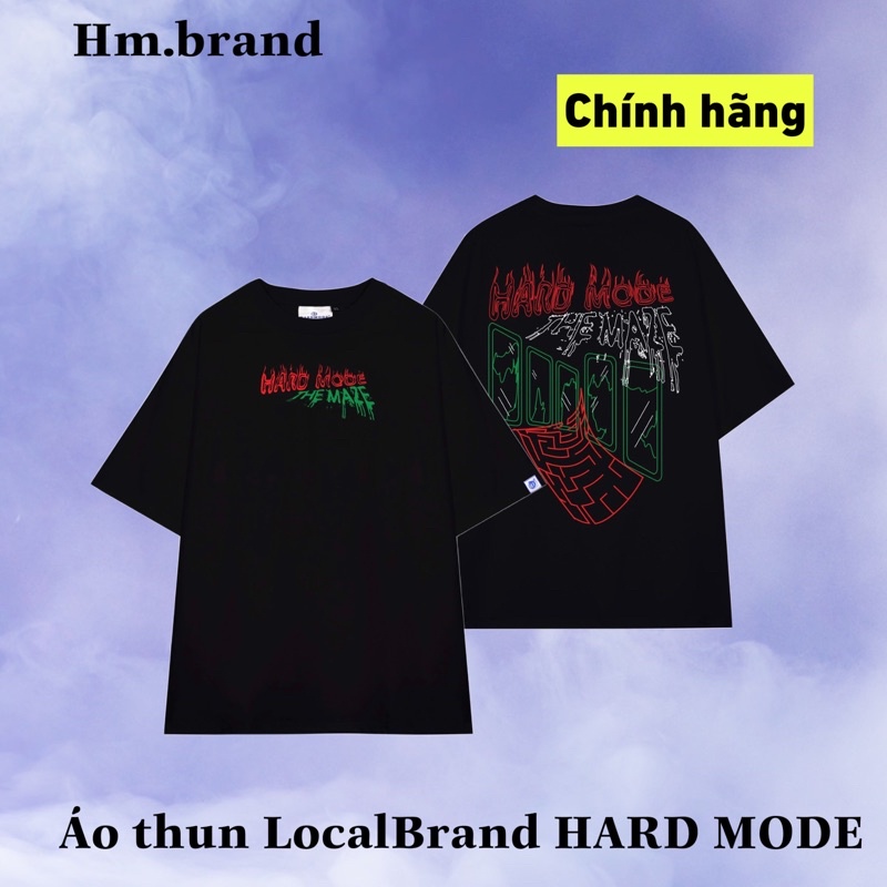 Áo thun cotton the maze tee, áo oversize nam nữ