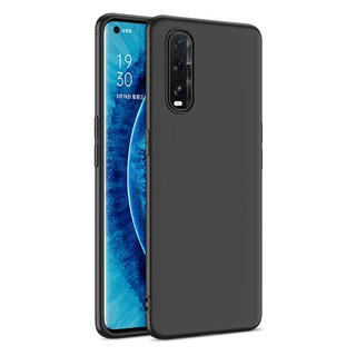OPPO Find X2 Case Matte Black Silicone Soft TPU Cover OPPO Find X2 FindX2 Phone Casing
