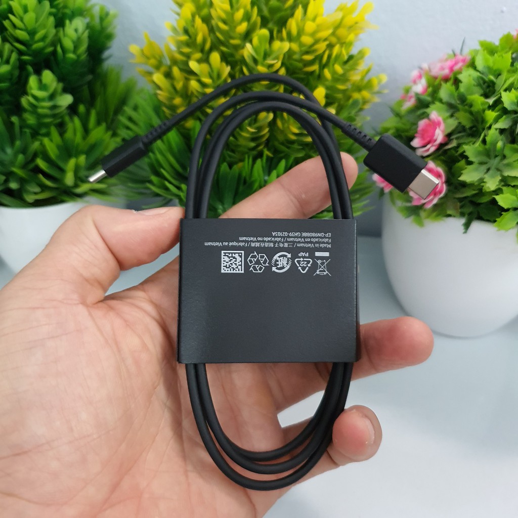 Sạc Siêu Nhanh Samsung 25W Chính Hãng Cho S22 Ultra, S22 Plus, S21 Ultra, S21, Note 20...Bảo Hành 12 Tháng