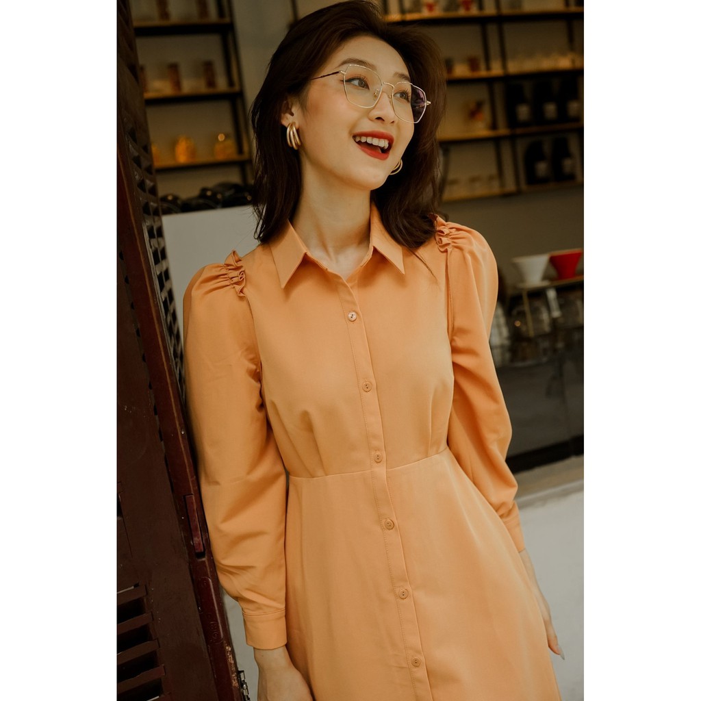 [MÉO SHOP] Váy Sơ Mi Dài Tay Hind | BigBuy360 - bigbuy360.vn