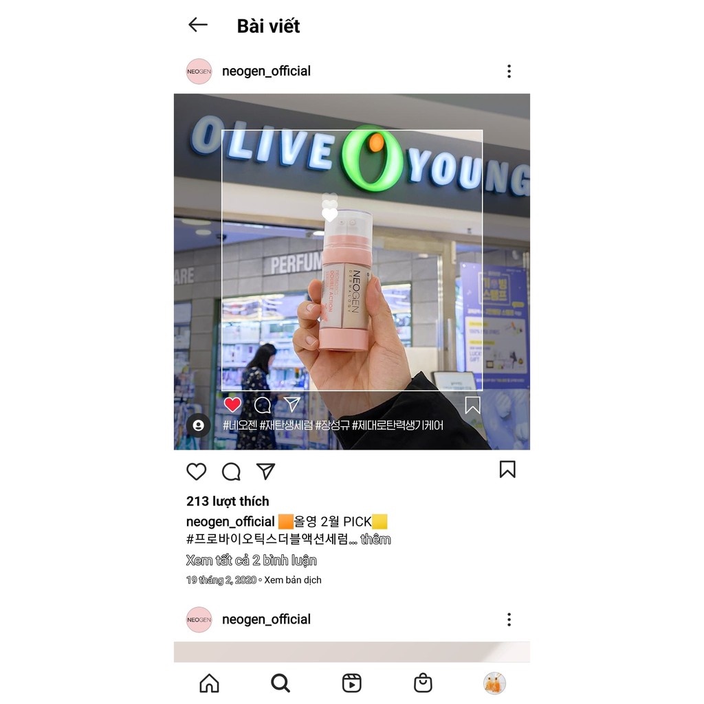 HUYẾT THANH NEOGEN - Probiotics Double Action Serum