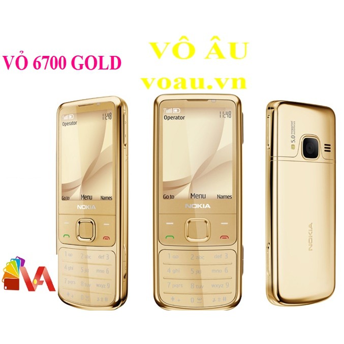 VỎ NOKIA 6700 GOLD