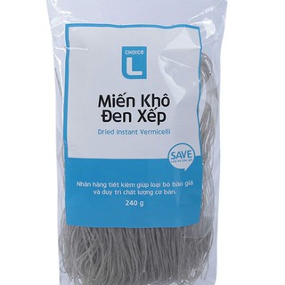 Miến Khô Đen / Trắng / Vàng Xếp 2 Cột Choice L (SL) Gói 240G