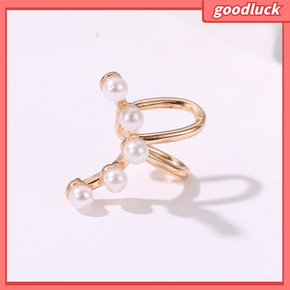 1 Khuyên Vành Tai Đính Ngọc Trai Giả Thời Trang Cho Nữ