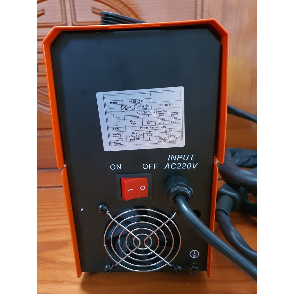 Máy hàn mig NAKATA 270 2 chức năng máy khỏe đẹp, tiết kiệm điện, tặng cuộn hàn mig 0.5KG