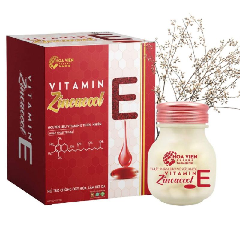 Vitamin E Zincacool 💯 nhập khẩu từ Mỹ 🌹Bảo vệ và Phục hồi chức năng da