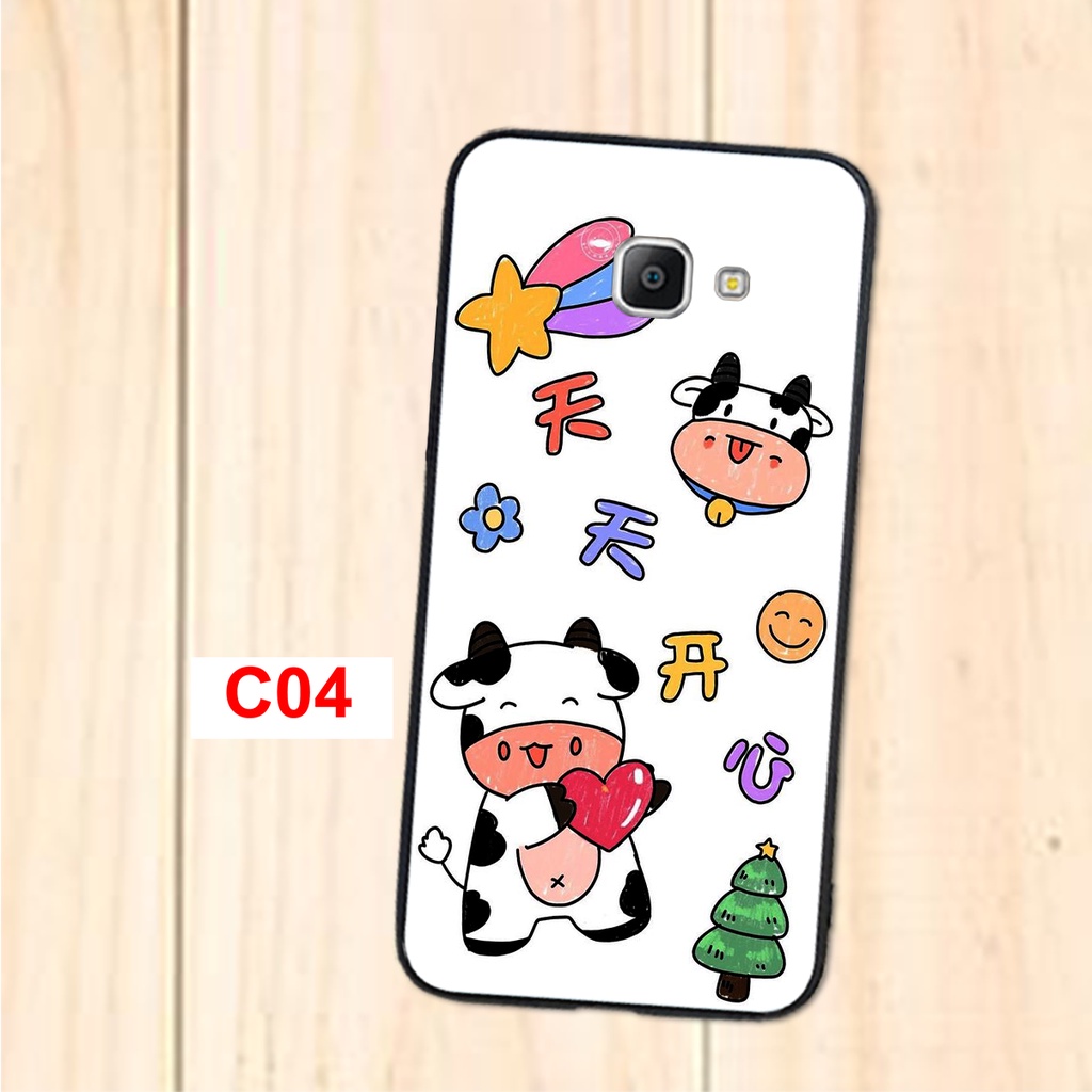 [HOT]ỐP LƯNG SAMSUNG A9 PRO/C9 PRO HÌNH BÒ SỮA MILK CỰC CUTE