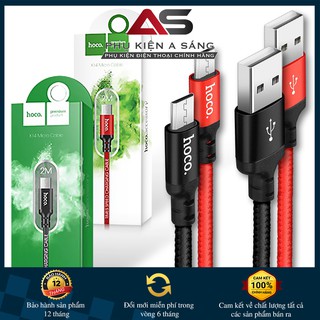 Cáp Sạc HOCO X14 Dài 2m [Chính Hãng HOCO Bảo Hành 12 Tháng]