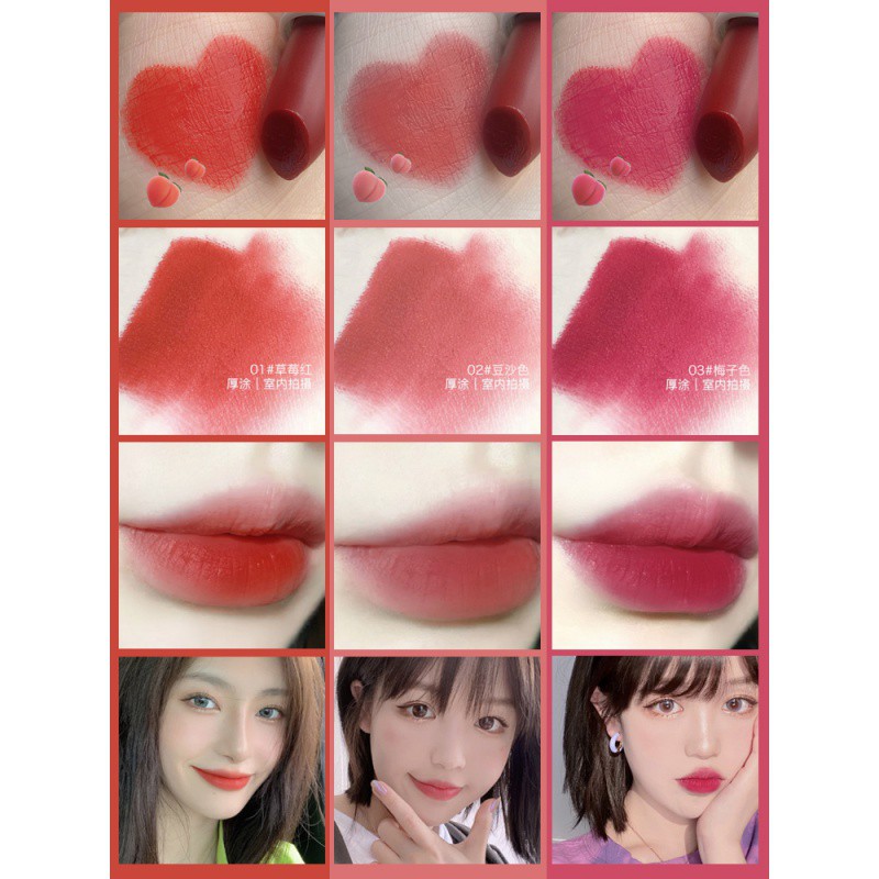 Son lì YouliYoula không chì - không thấm nước - Đủ mã màu - Son thỏi | Thế Giới Skin Care