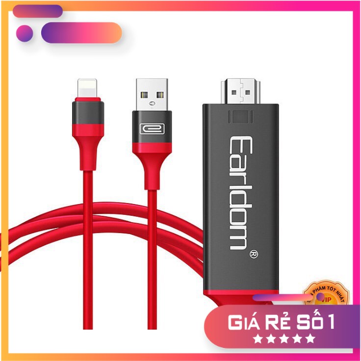 Cáp HDMI Kết Nối Điện Thoại Sang TiVi Chất Lượng FullHD |Phutuan91