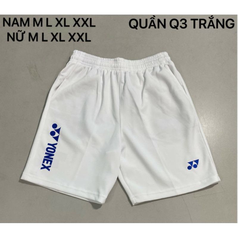 Quần Cầu Lông Nam Và Nữ Trắng