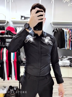 Áo sơ mi dài tay nam
