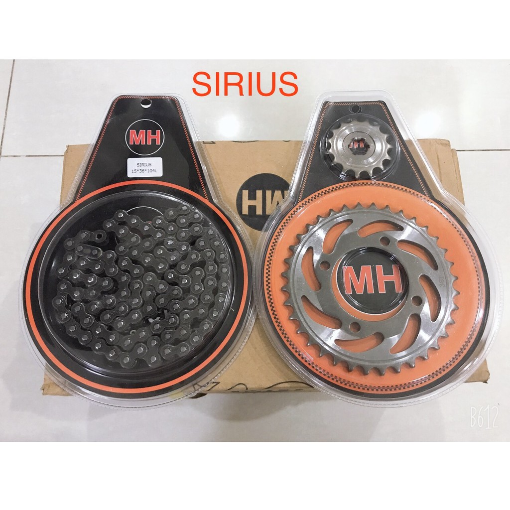 Bộ nhông sên dĩa MH dành cho Sirius