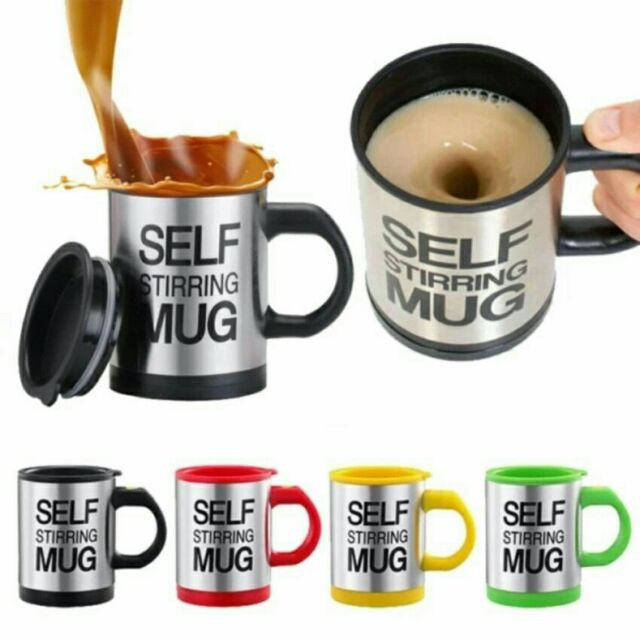 Ly Tự Động Khuấy Thông Minh, Pha Cafe Tự Động, Pha Sữa Và Ngũ Cốc Tự Động Self Stirring Mug