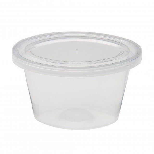 [KHO SỈ] combo 10 Cốc nhựa có nắp làm sữa chua,caramen 100ml