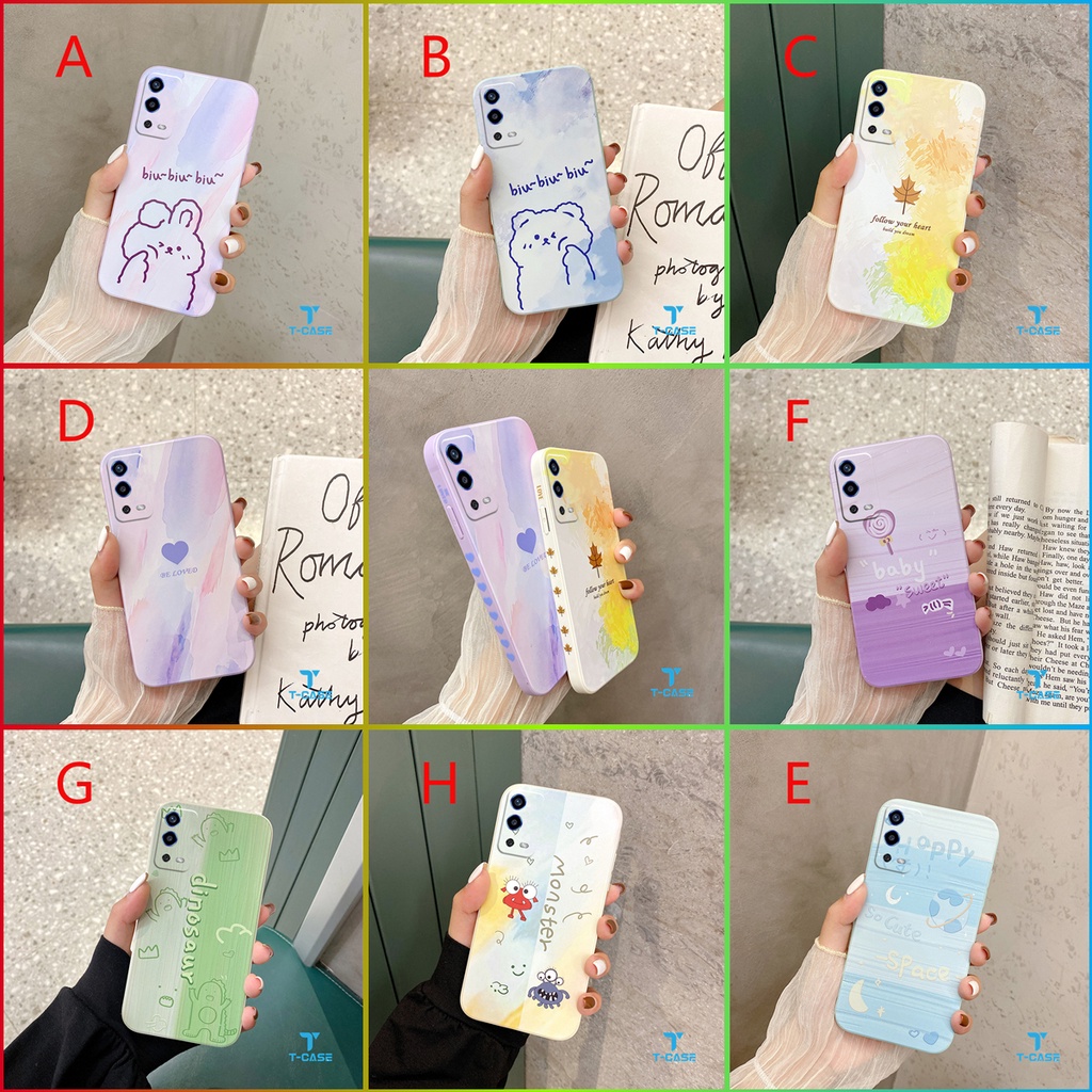 Ốp điện thoại Oppo A55 A54 A53 A52 A92 A96 A76 A95 A74 4G Soft Cartoon Case Case BB