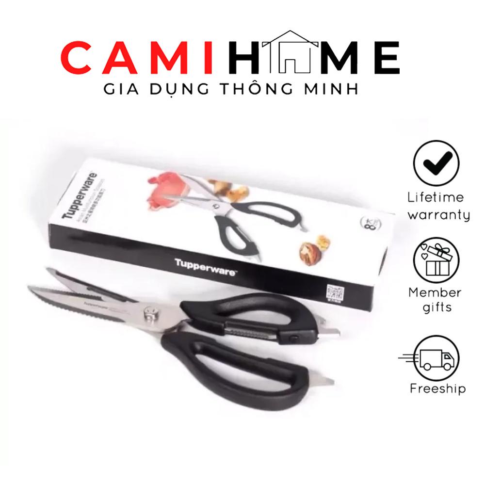 Kéo đa năng pro asian kéo răng cưa vặn tua vít chất liệu thép không gỉ chính hãng Tupperware