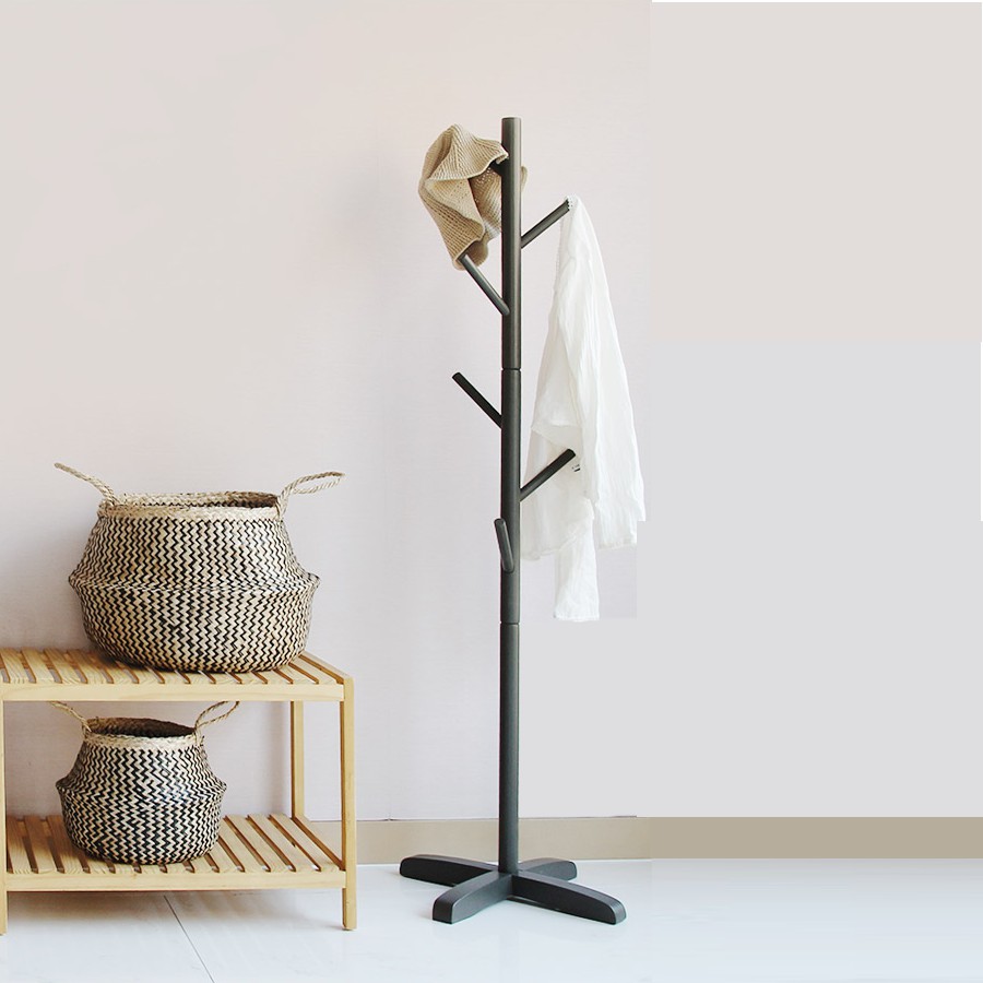 Cây Treo Quần Áo Đồ Gỗ Thông Minh - Móc Treo Quần Áo Standing-Hanger