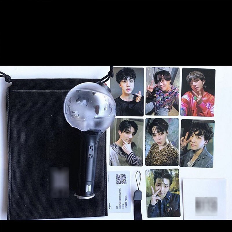 Bomb bts ver 3 lightstick bts ver 3 đèn phát sáng bomb ver 3 bts phong cách, idol