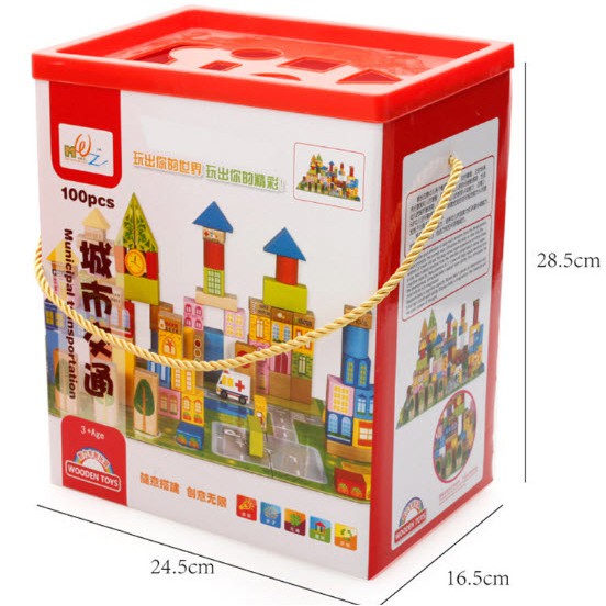 Giáo Cụ Montessori Phát Triển Trí Tuệ Màu Sắc Số Học Luồn Cọc Giao Thông Chữ Cái Đồng Hồ Âm Nhạc Bằng Gỗ Cho Bé