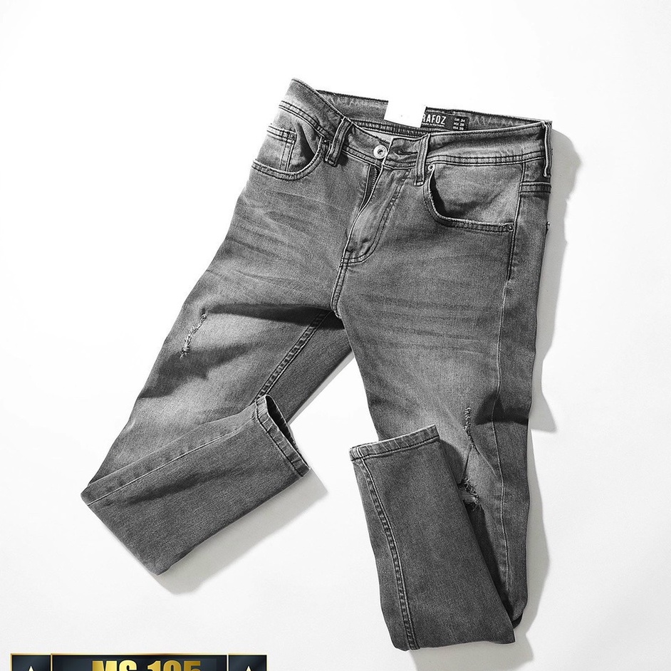 Quần jean nam co giãn 4 chiều, quần bò dáng ôm chất vải cao cấp CAROLLSTORE MS105