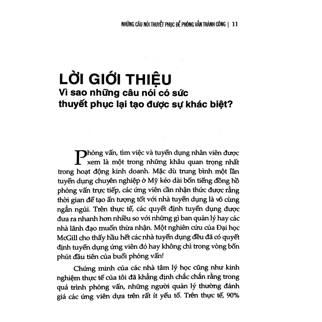 Sách - Những Câu Nói Thuyết Phục Để Phỏng Vấn Thành Công