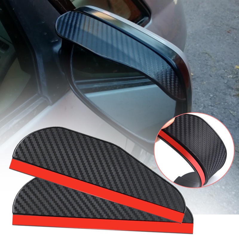 Vỏ Bọc Gương Chiếu Hậu Xe Hơi Bằng Sợi Carbon Chống Mưa Nắng Tiện Dụng