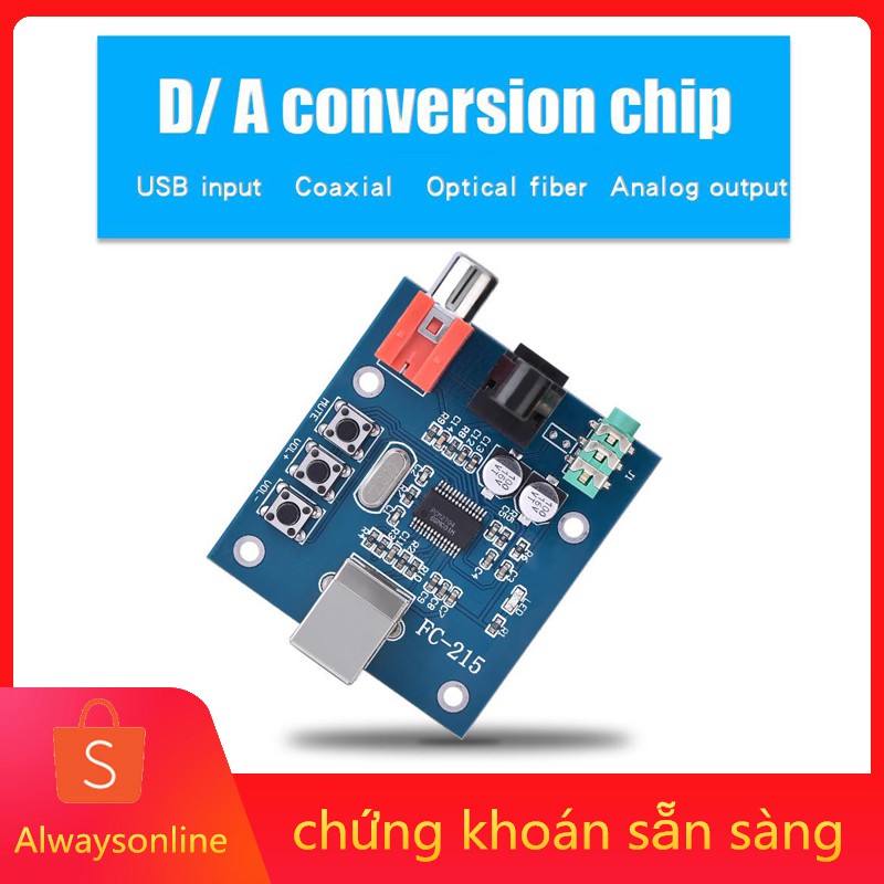 Bo Mạch Giải Mã Âm Thanh Pcm2704 Usb Dac Sang S / Pdif