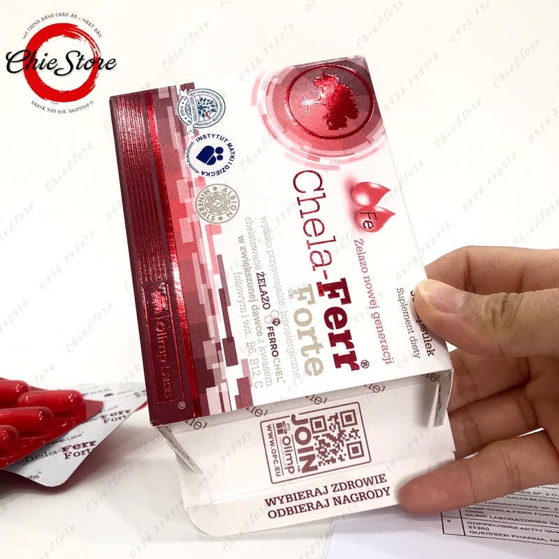 [GIÁ TỐT] Viên bổ sung Sắt Chela 280mg