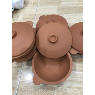 Nồi đất kho quẹt có nắp 14cm