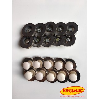 Bộ 10 viên nam châm hít bảng bọc sắt NBS D16mm, D27mm, D32mm